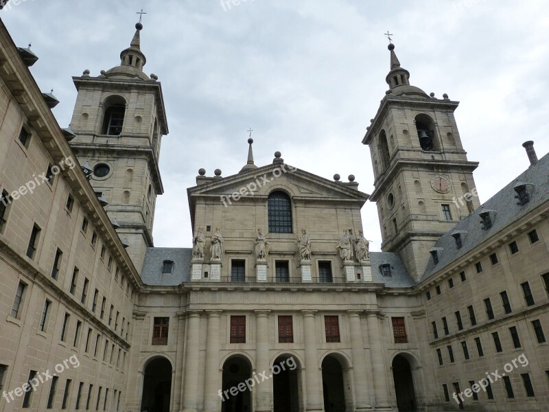 Madrid Spain Escorial Palace Church