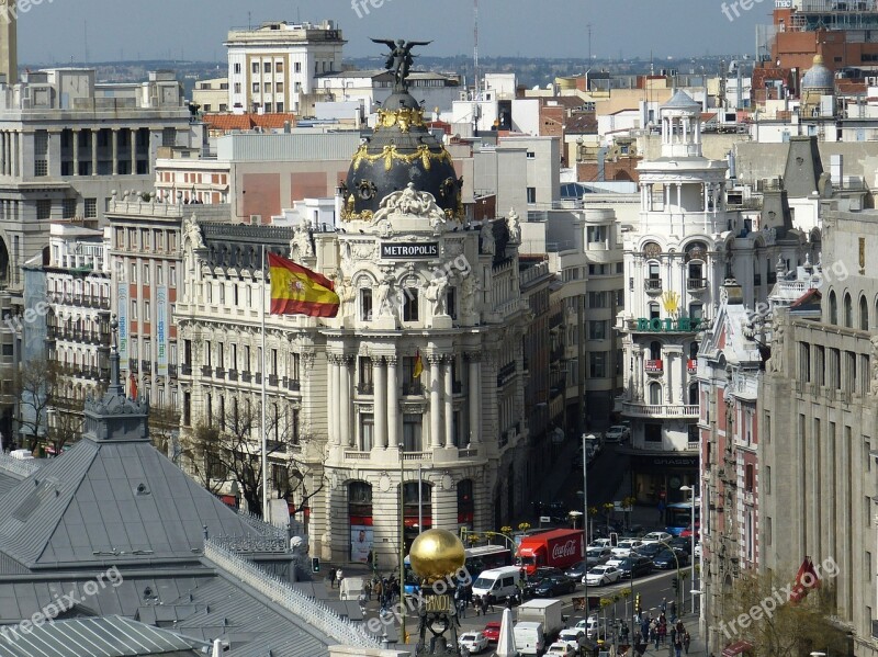 Madrid Spain Architecture Space Castile