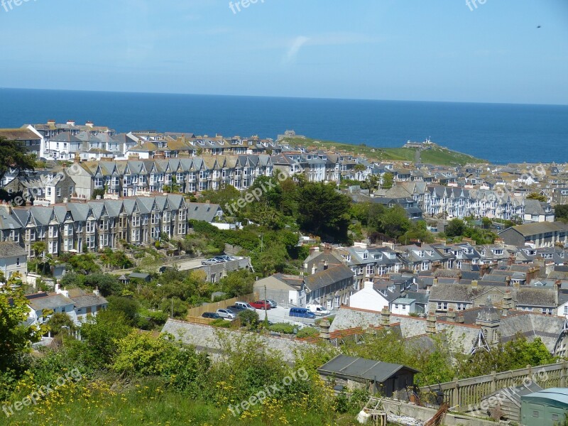 England Cornwall St Ives Coast Sea