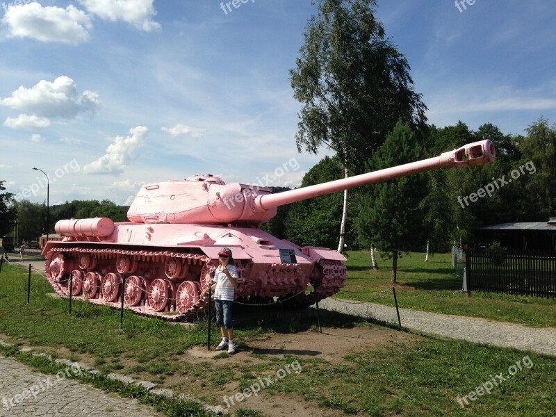 Tank Museum Pink Tank Lesany Military Museum