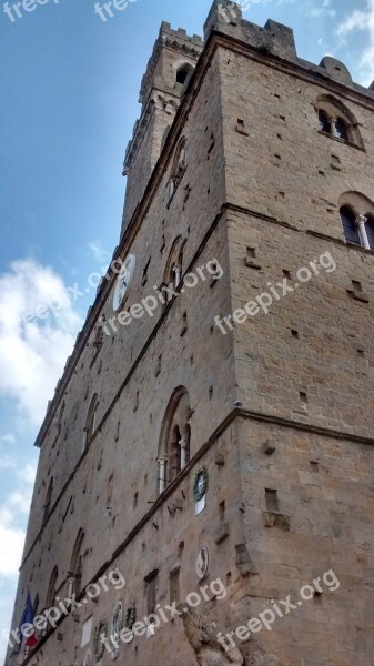 Volterra Tuscany Palazzo Art Monument