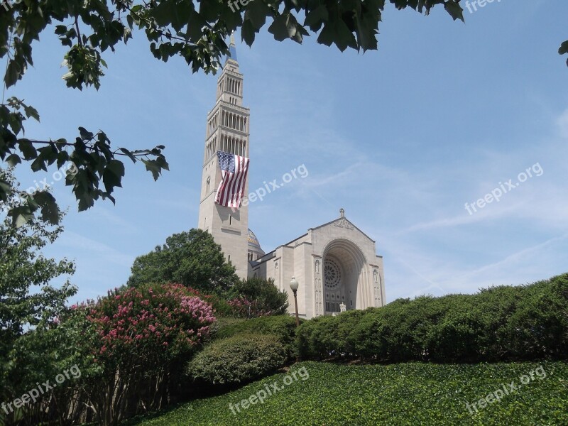 Basilica Washington Dc Religion Church Immaculate Conception