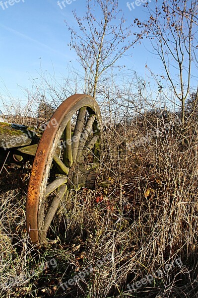 Wagon Wheel Wheel Old Tost Nostalgic