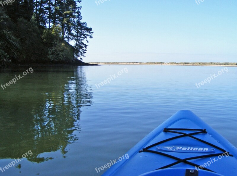 Kayak Kayaking River Blue Water