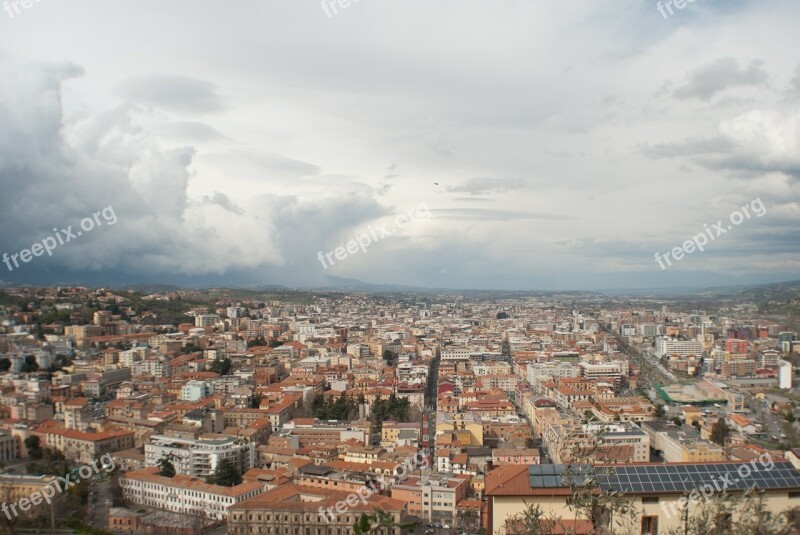 City Italy Panoramic Cosenza Free Photos