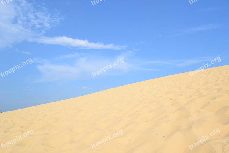 Pyla Dune Dune Sand Pilat Dune Summer