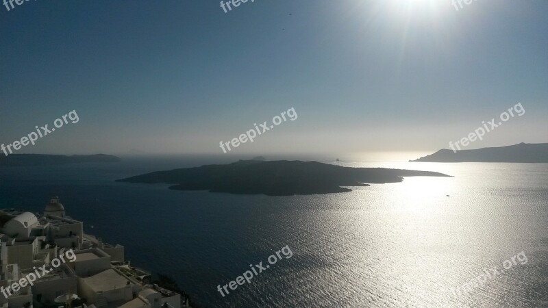 Caldera Thira Santorini Free Photos