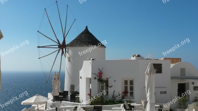 Oia Santorini Thira Free Photos