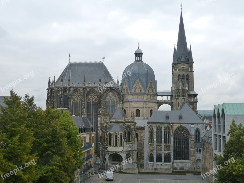 Dom Aachen Church World Heritage Facade