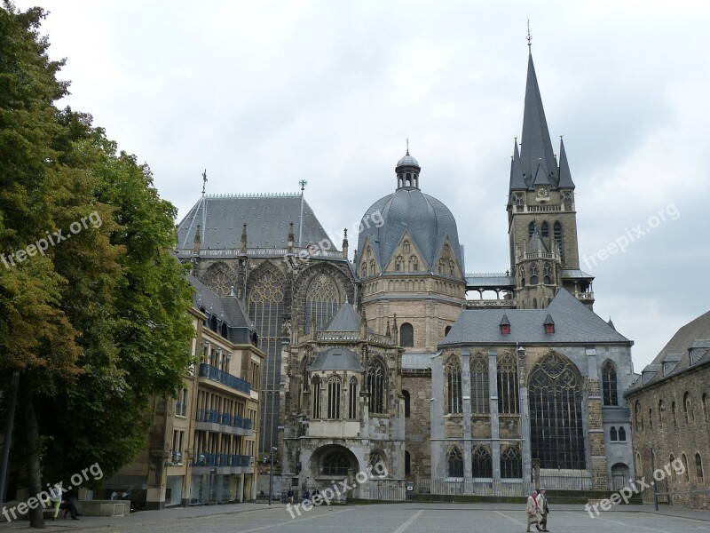 Aachen North Rhine Westphalia Dom Gothic Church