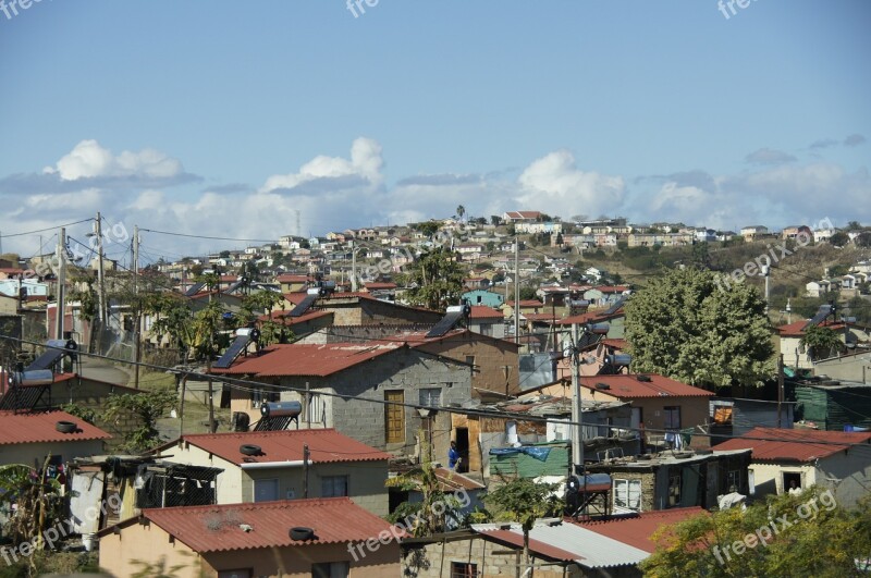 Slum Huts Poverty South Africa Shacks