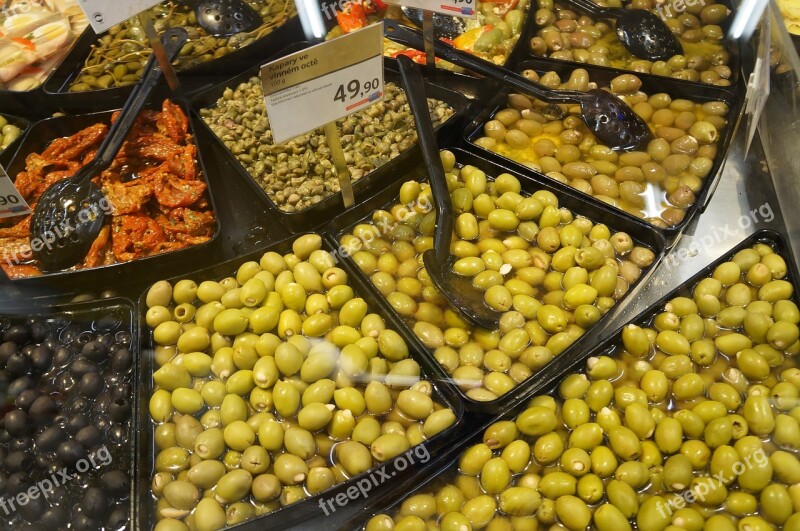 Olive Black Olives Market Food Free Photos