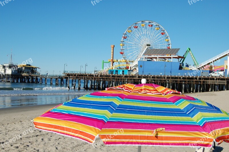 California Beach Parasol Umbrella Ferris