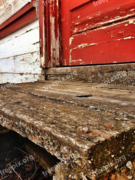 Step Old Wood Decay Internment Camp Minidoka