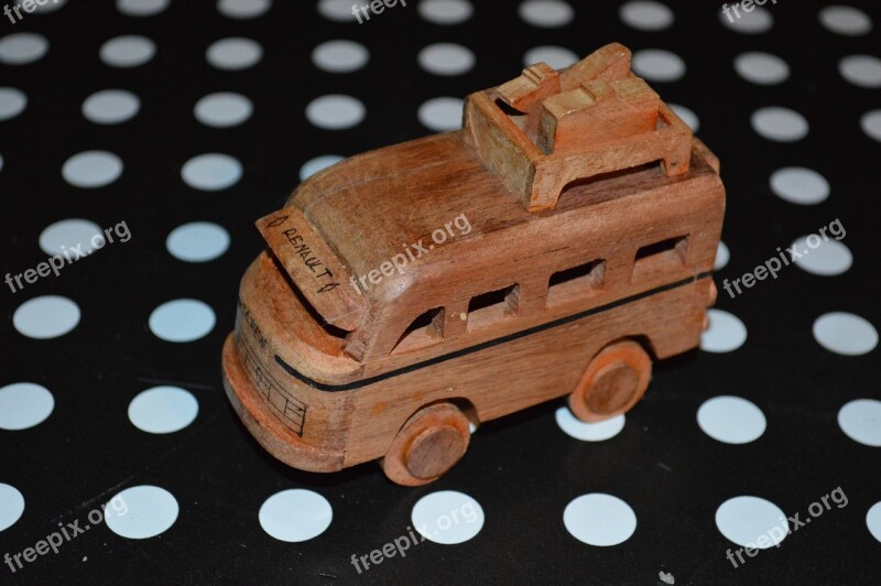 Wooden Car Miniature Wood Car Bona Fide