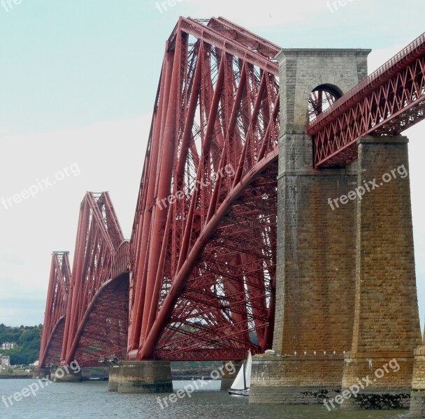 Bridge Forth Queensferry Scotland Fife