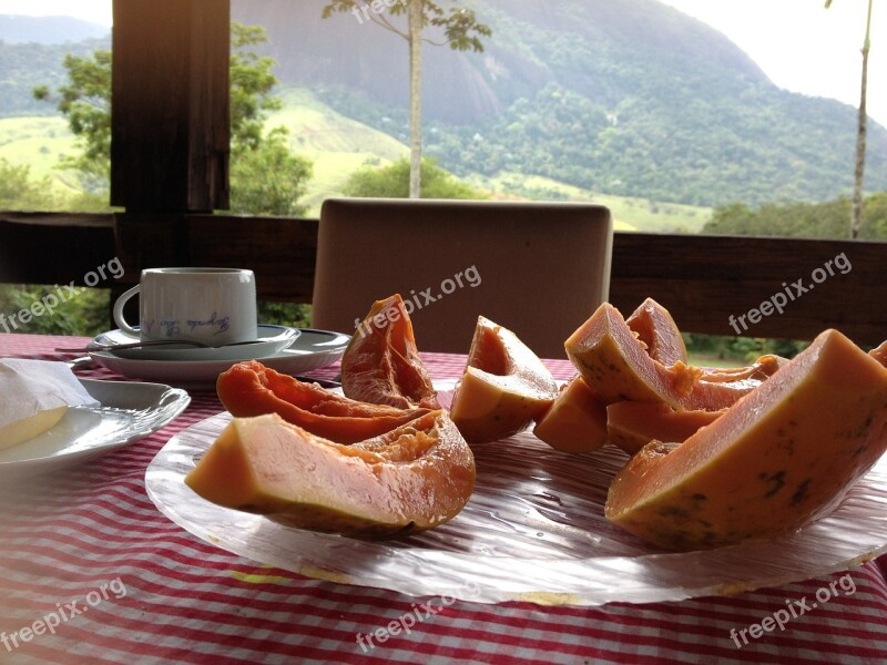 Breakfast Papaya Futa The Breakfast Table Free Photos