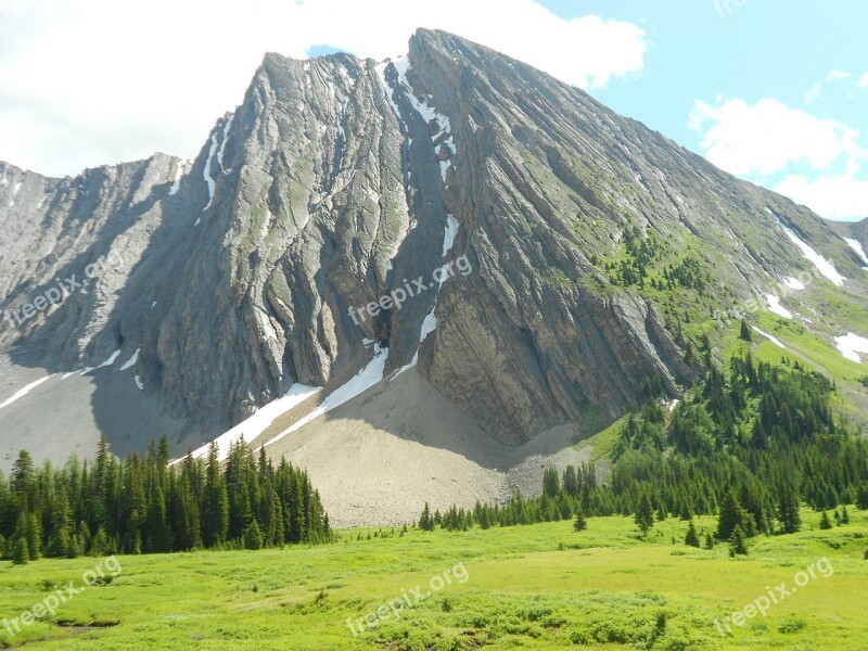 Brustall Pass Mountain Hike Summer Nature