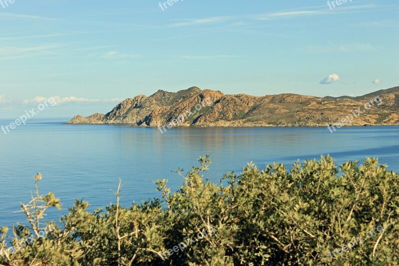 Corsican Mountain Maquis Island Island Of Beauty