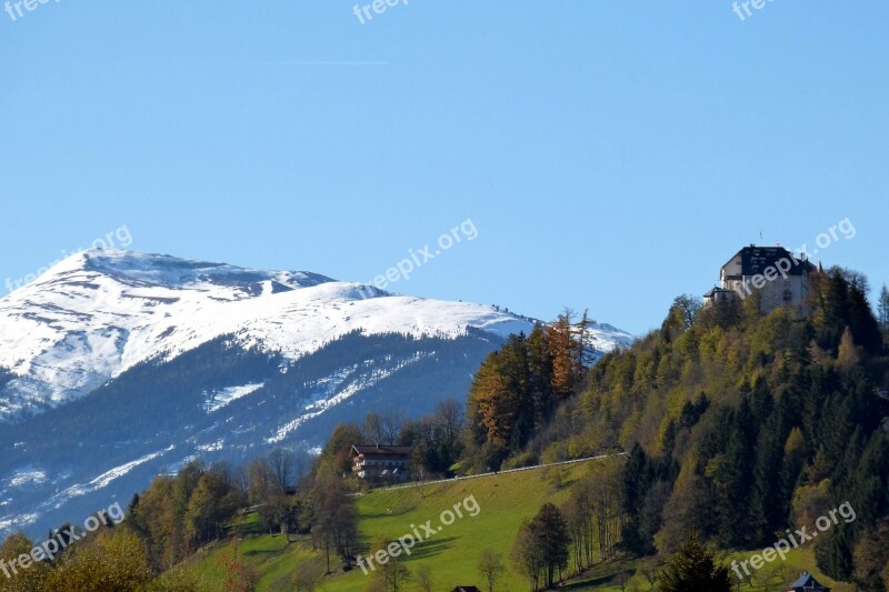 Wildkogel Kitzbühel Alps Closed Mittersill Autumn Landscape