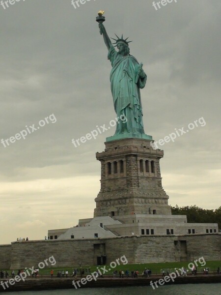 Statue Of Liberty Freedom America Usa Landmark