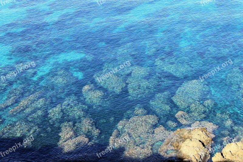 Corsican Sea Water Blue Holiday