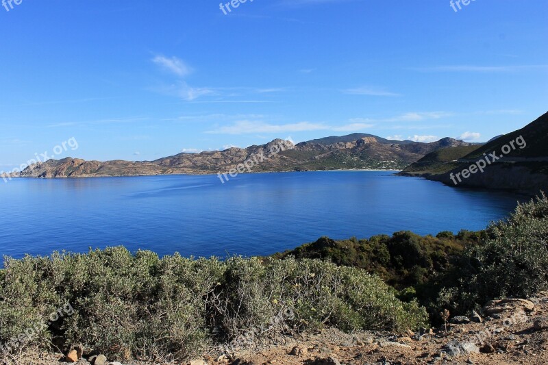 Corsican Maquis Island Island Of Beauty Landscape