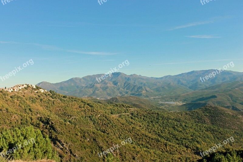 Corsican Mountain Maquis Island Island Of Beauty