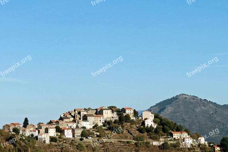 Corsican Mountain Maquis Island Island Of Beauty