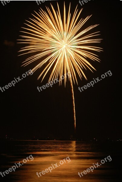 Firework Festival Thailand Celebration Festive