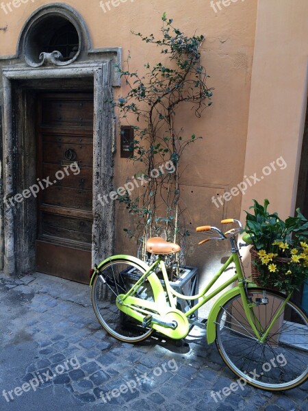 Bicycle Street Scene Travel Transportation Cycling