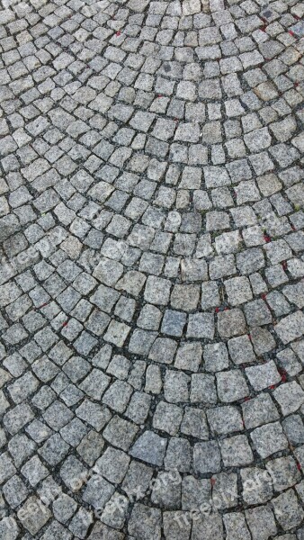 Paving Stone Cobblestones Annaberg-buchholz Grey Sidewalk