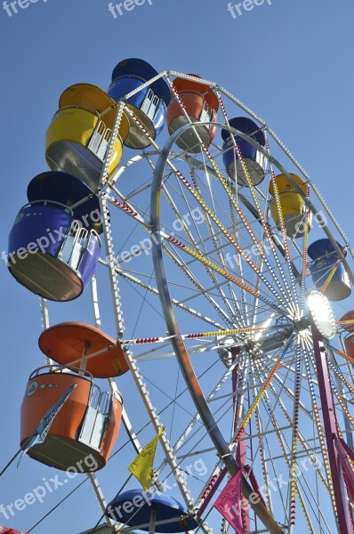 Wheel Fair Colors Amusement Park London