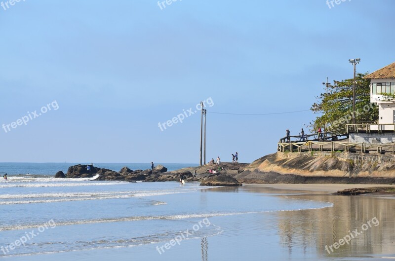 Beach Matinhos Paraná Brazil Free Photos