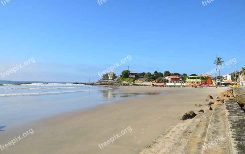 Beach Matinhos Paraná Brazil Free Photos