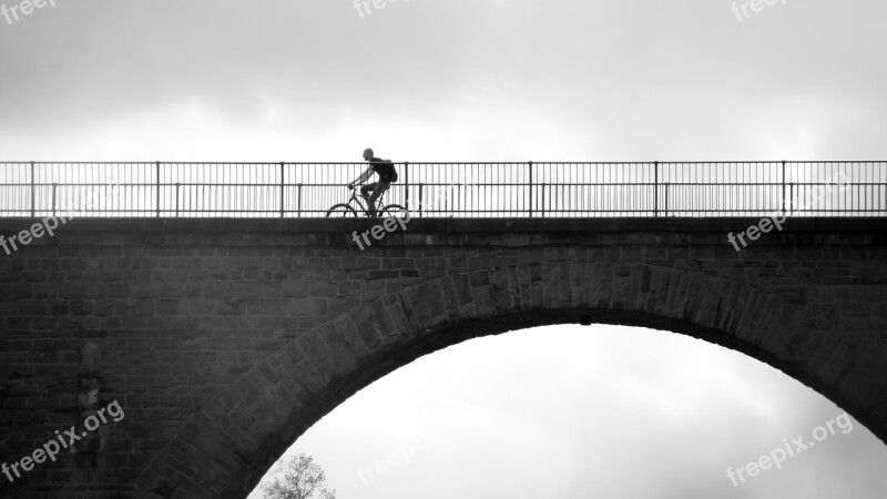 Bike Cyclists More Bike Ride Bridge