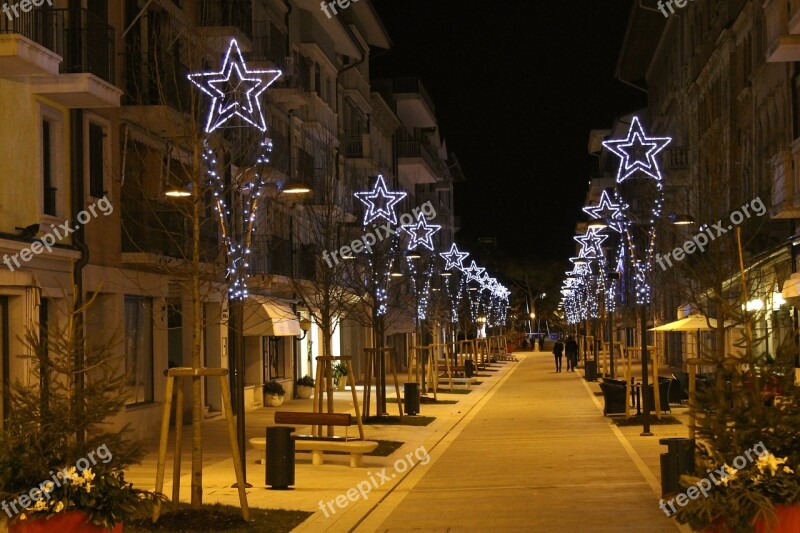 Christmas Advent Pedestrian Zone City Star