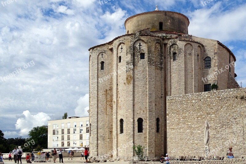 Sv Donat Monastery Croatia Historic Center Dalmatia