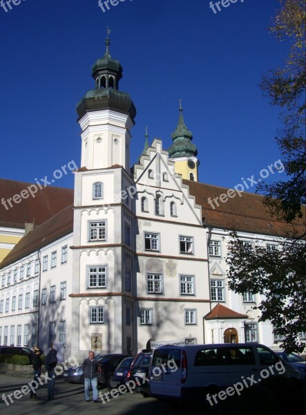 Monastery Red On Red Klosterhof Convent Building Monastery Church