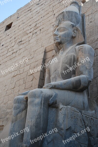 Egypt Statue Temple Free Photos