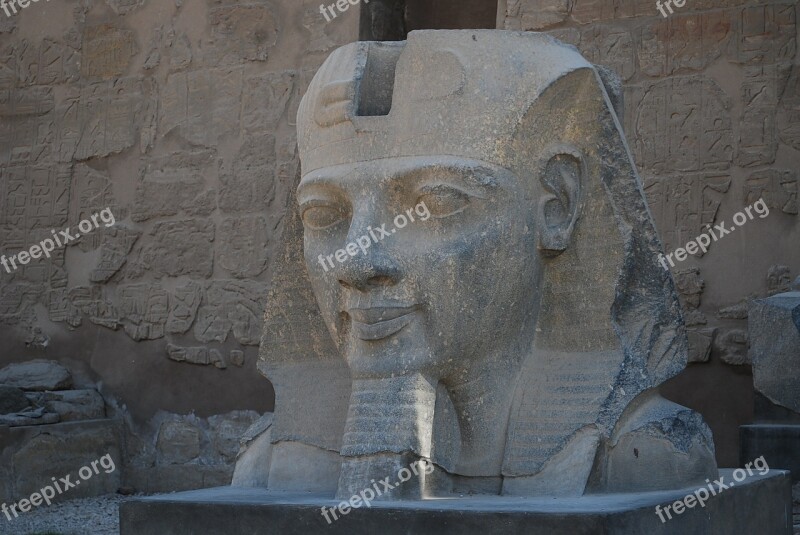 Egypt Statue Temple Free Photos