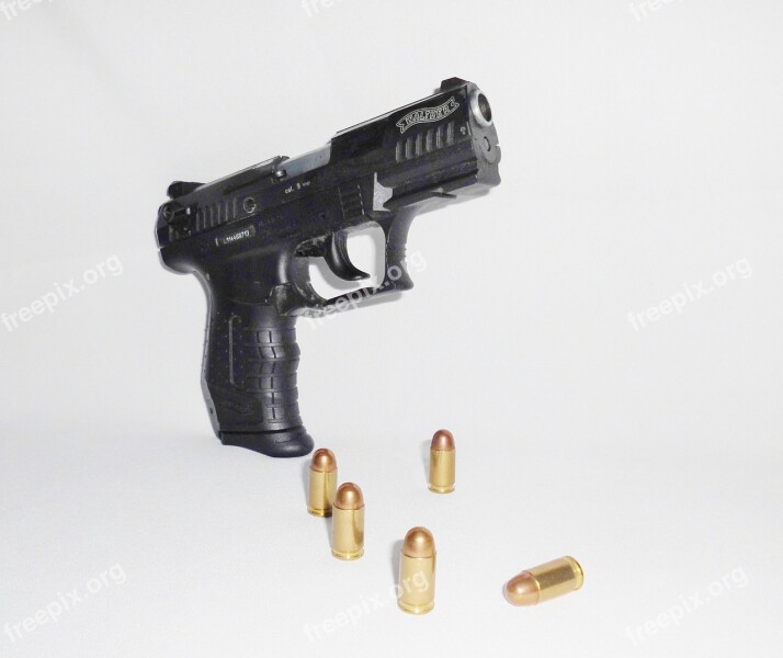 Pistol Weapon Hand Gun Ammunition Free Photos