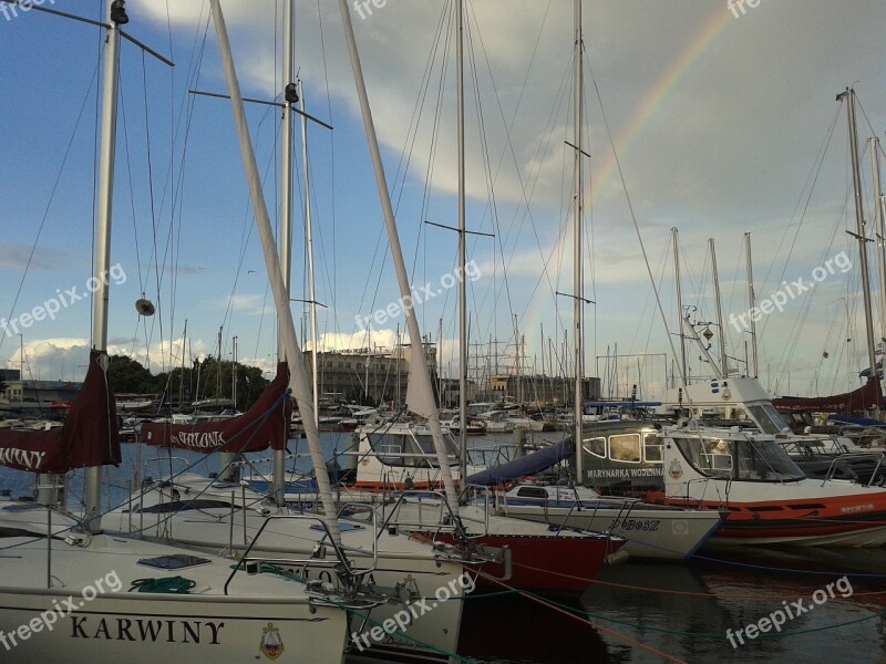 Gdynia Boat Sailboats Screen Haven