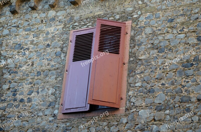 Window Shutter Building Old Facade