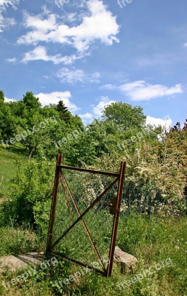 Garden Gate Garden Door Allotment Garden Goal