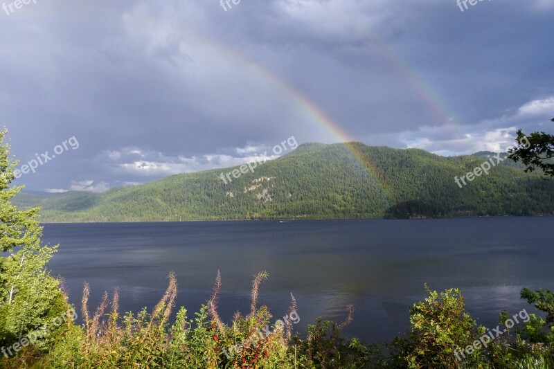 Canim Lake British Columbia Canada Nature Water