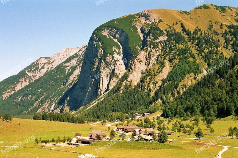 Mountains Engalm Alpine Summer Nature