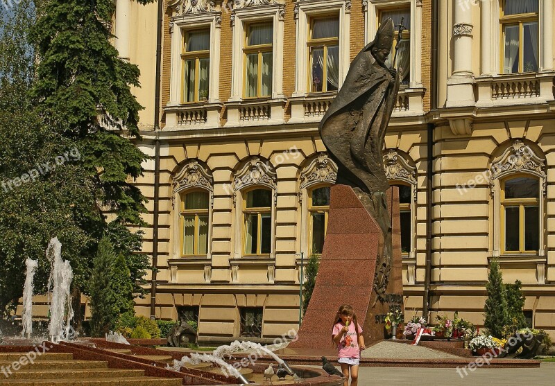 Pope John Paul Ii Monument The Statue Of The Statue Environment