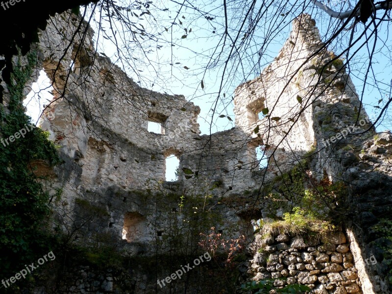 Ruins Old Town Tower Stone