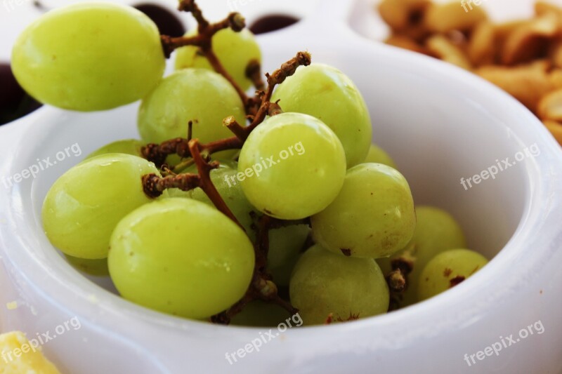 Green Grapes Fruit Snack Fresh